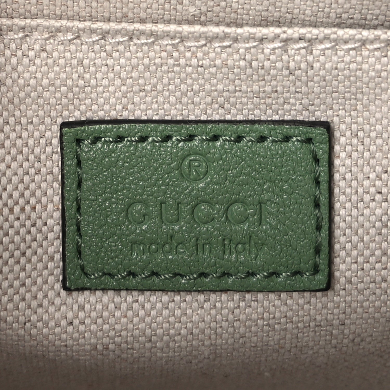 Gucci Sakai Be Green Calfskin Diagonal Stitched Small Blondie Shoulder Bag Green Soil Grass 5 of 8