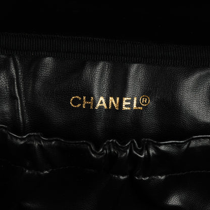 Chanel Calfskin Vanity Cosmetic Case Black 6 of 9