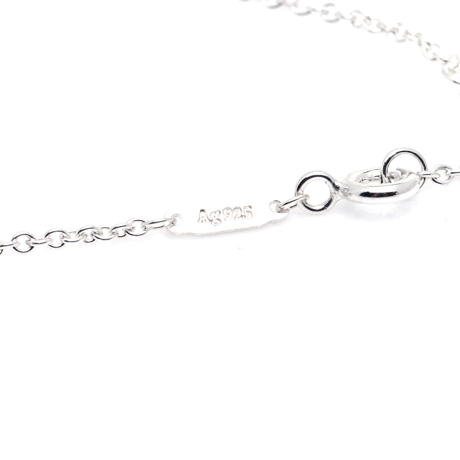 Tiffany Sterling Silver Rubedo 1837 Interlocking Bracelet 6 of 7