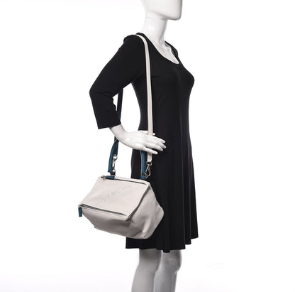 Givenchy Lambskin Perforated Small Pandora White 2 of 9