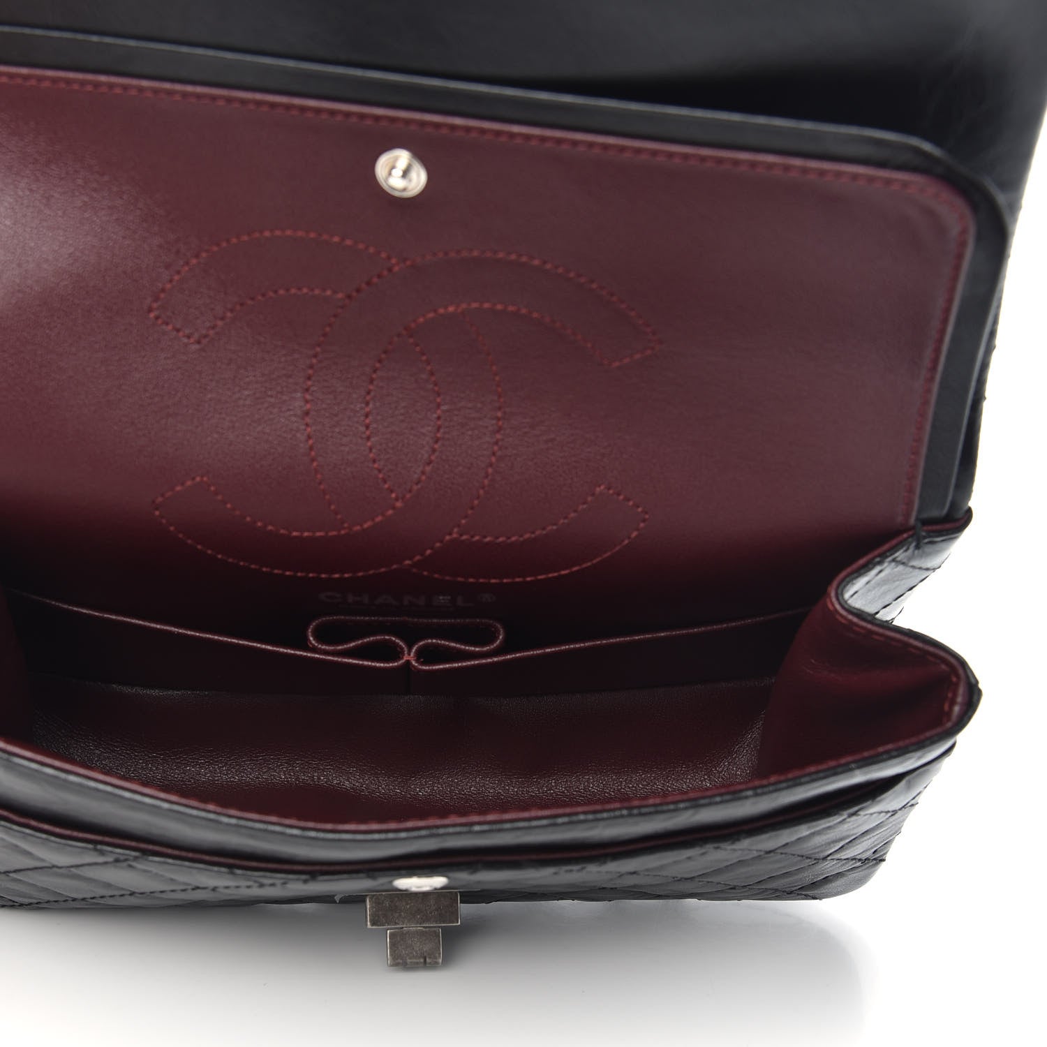 Chanel Aged Calfskin Quilted 2.55 Reissue 225 Flap Black 5 of 11