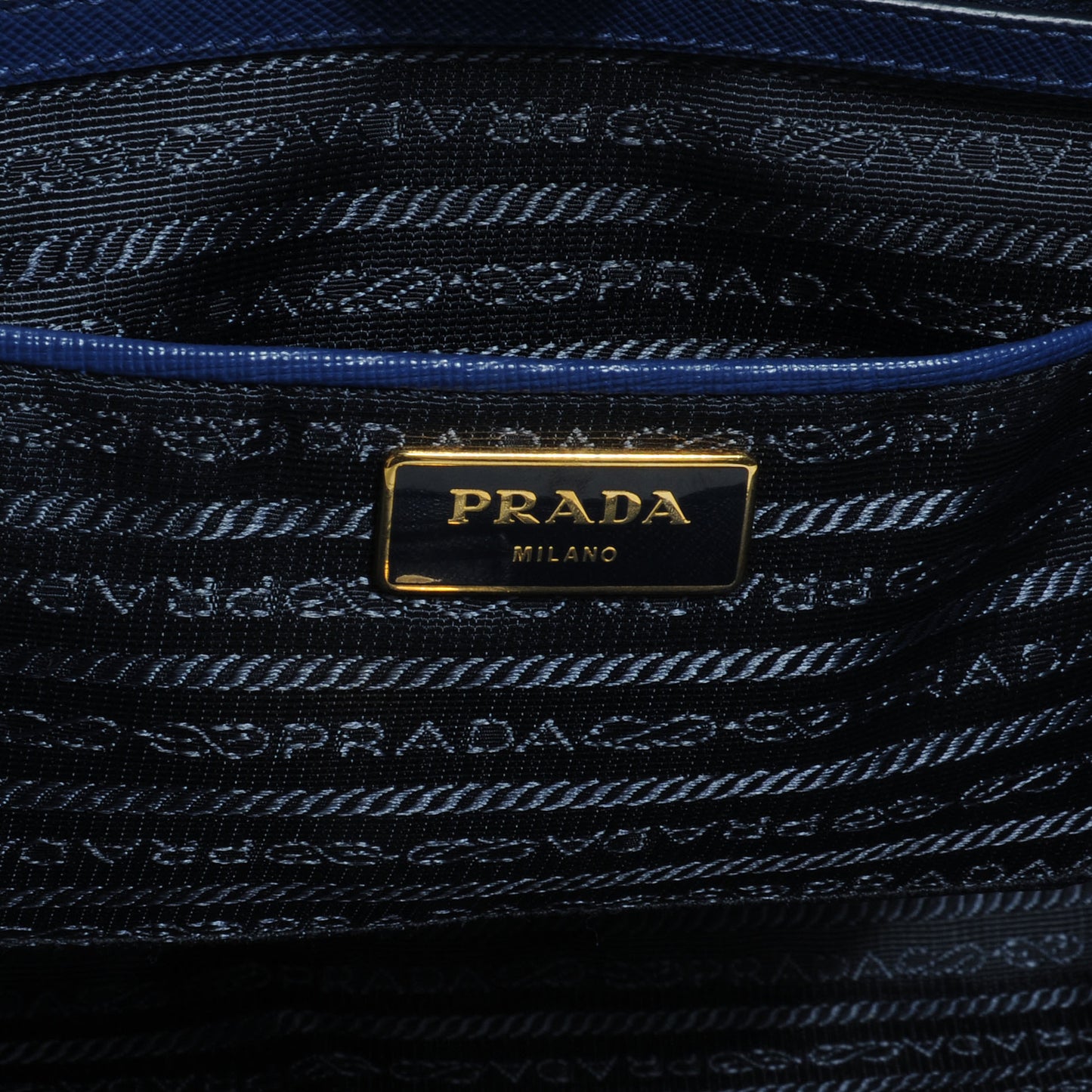 Saffiano Lux Large Tote Bluette