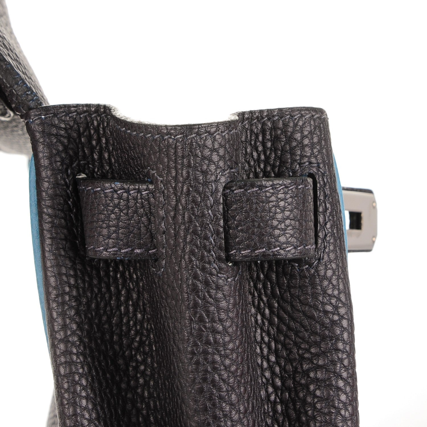 Hermes Togo Kelly Retourne 28 Indigo Blue Jean 25 of 25