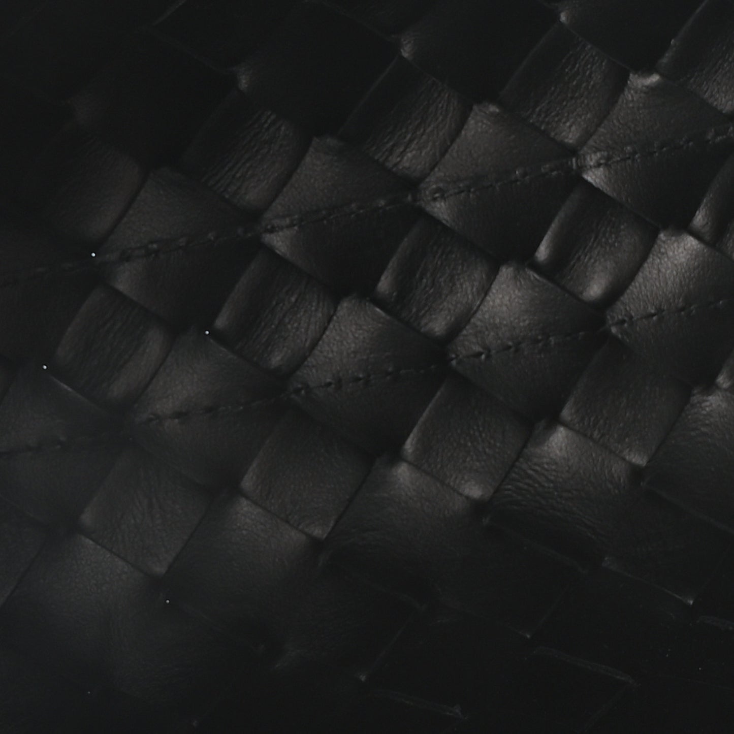 Nappa Intrecciato Small Loop Camera Bag Black