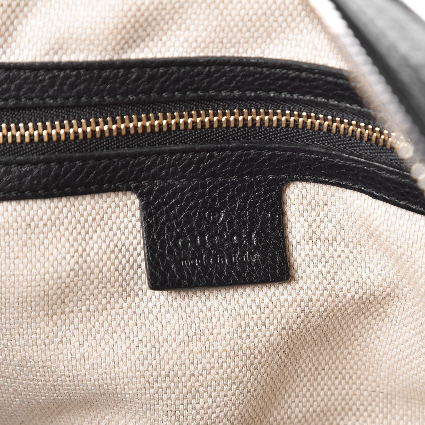 Pebbled Calfskin Small Soho Bowler Black