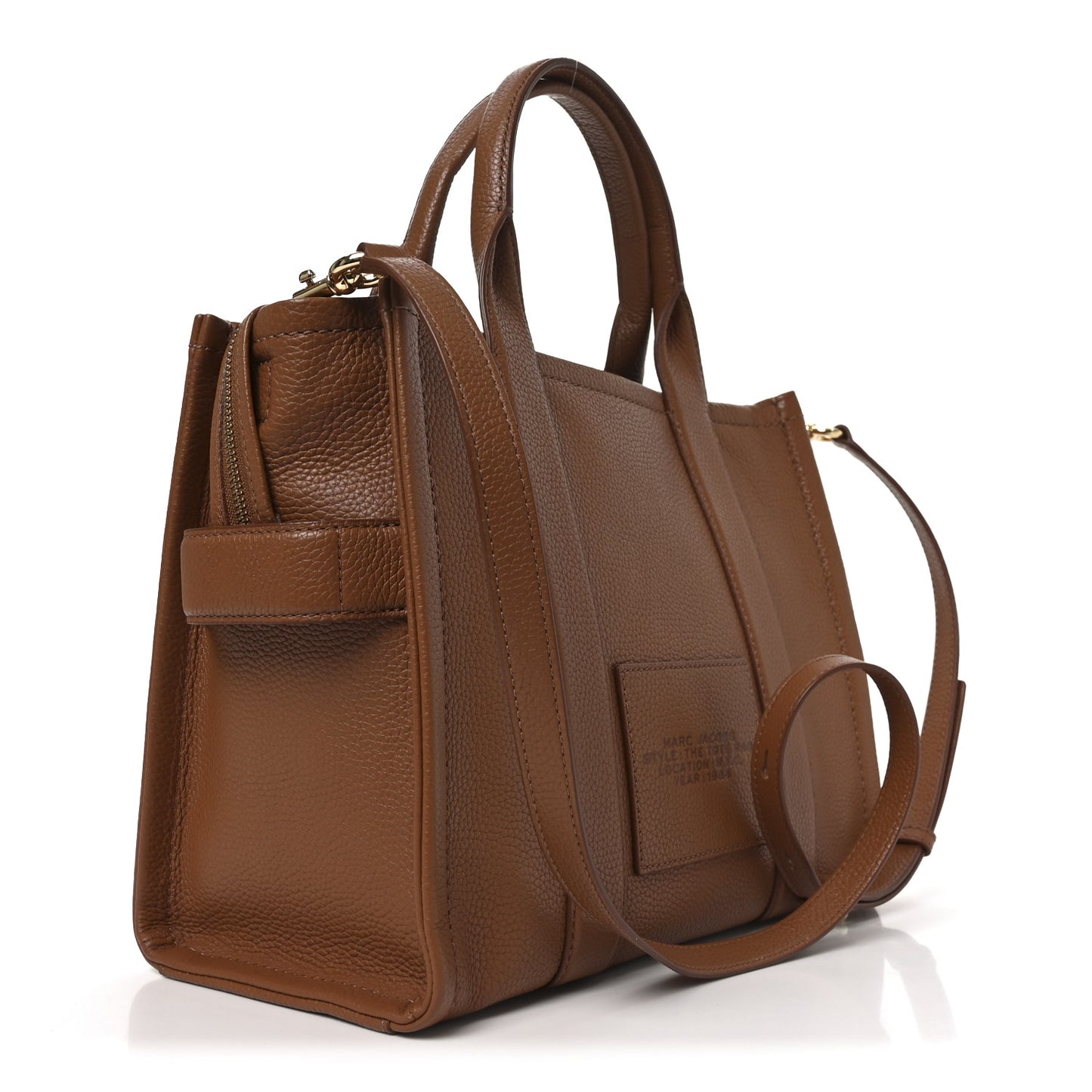 Grained Calfskin Medium The Tote Bag Argan Oil