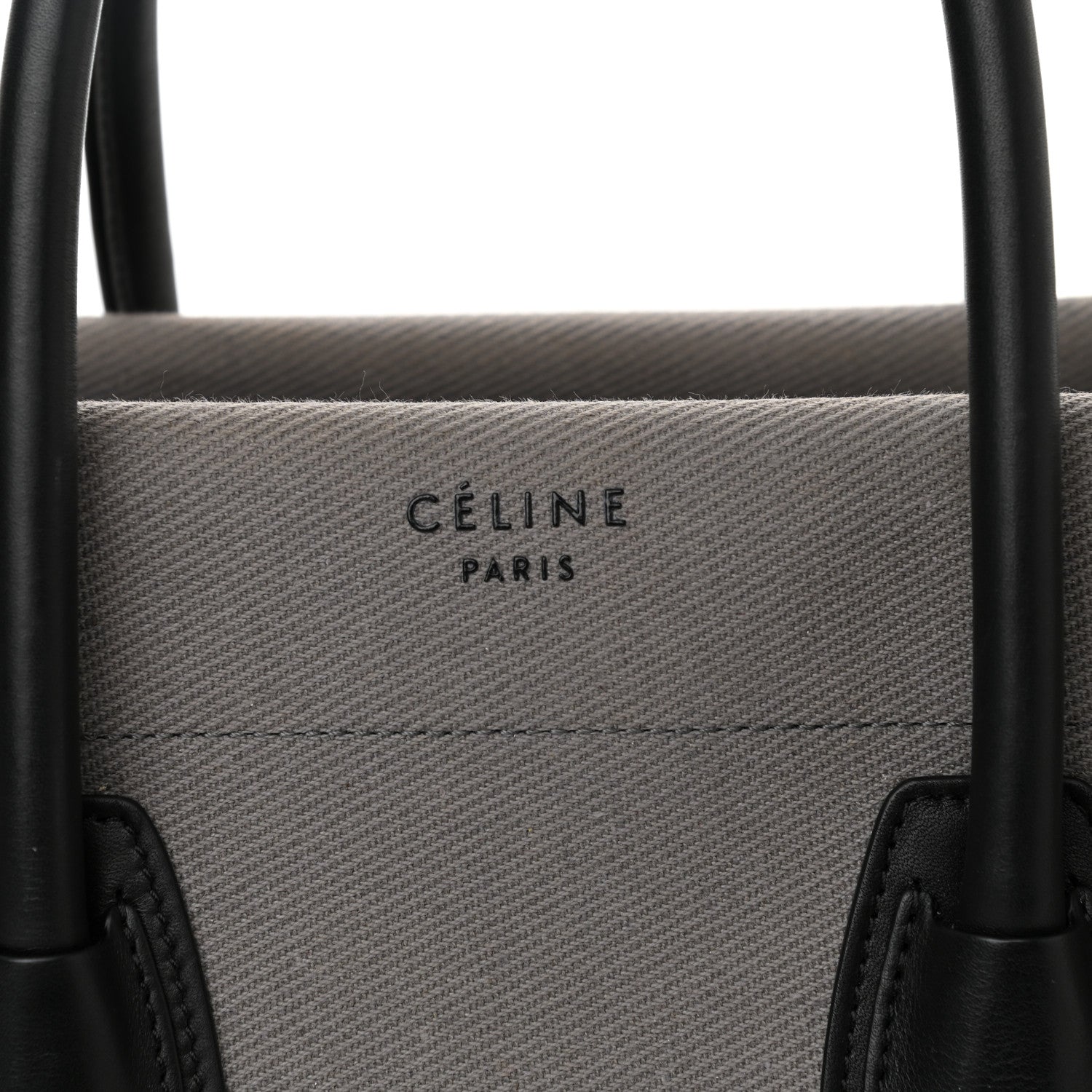 Celine Cotton Canvas Medium Phantom Luggage Grey 5 of 15