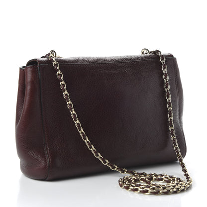 Mulberry Small Classic Grain Calfskin Small Lily Flap Oxblood 3 of 9