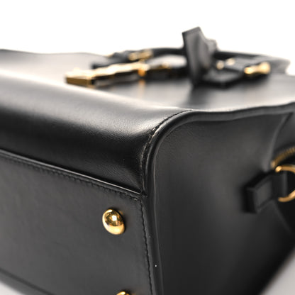 Saint Laurent Calfskin Monogram Baby Cabas Black 10 of 12