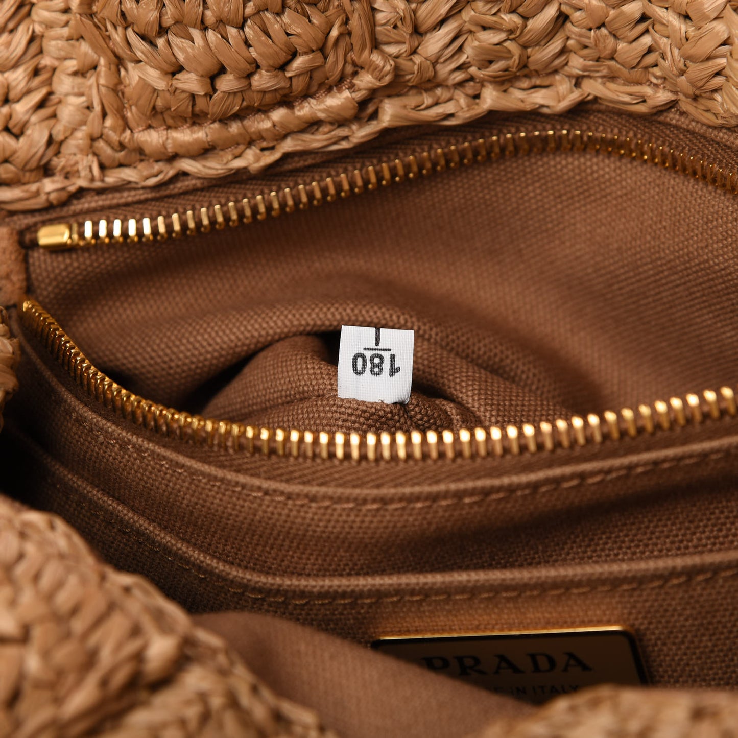 Raffia Woven Tote Naturale Caramel