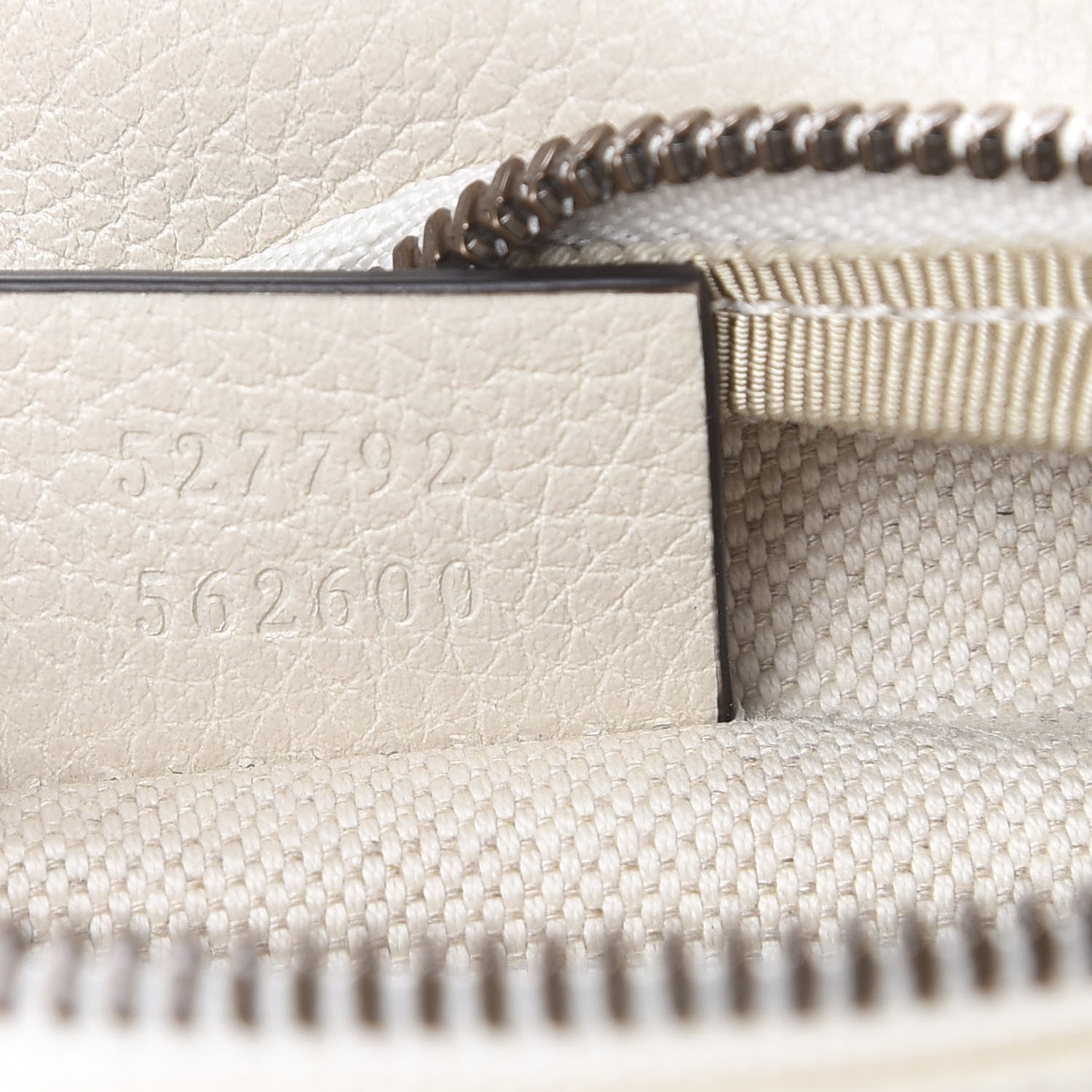 Gucci Grained Calfskin Small Logo Belt Bag White 6 of 9