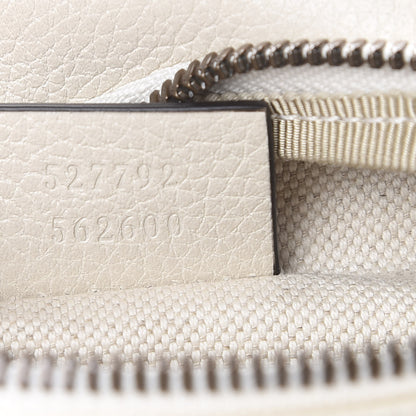 Gucci Grained Calfskin Small Logo Belt Bag White 6 of 9