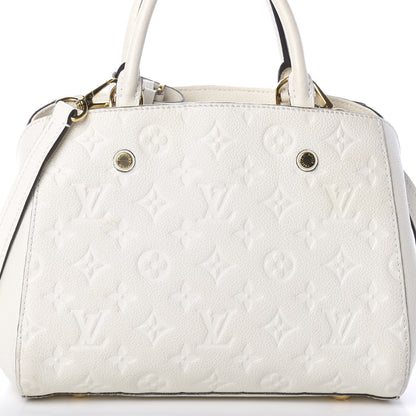 Louis Vuitton Empreinte Montaigne BB Creme 7 of 9