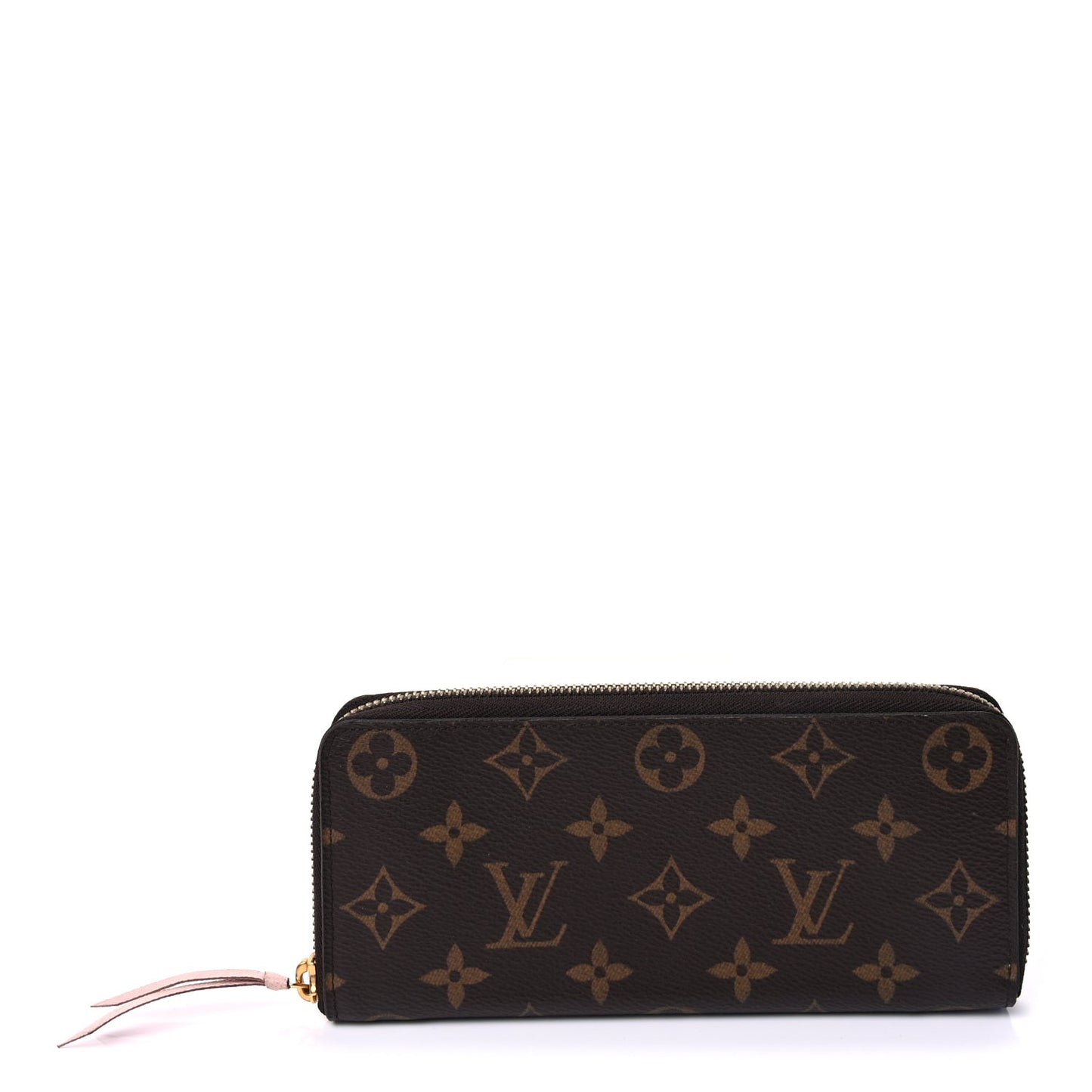 Monogram Clemence Wallet  Rose Ballerine
