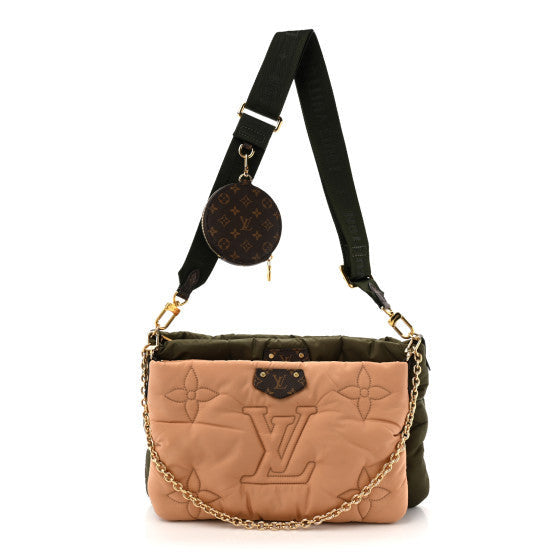 Louis Vuitton Econyl Monogram Pillow Maxi Multi Pochette Accessories Kaki Beige 1 of 1