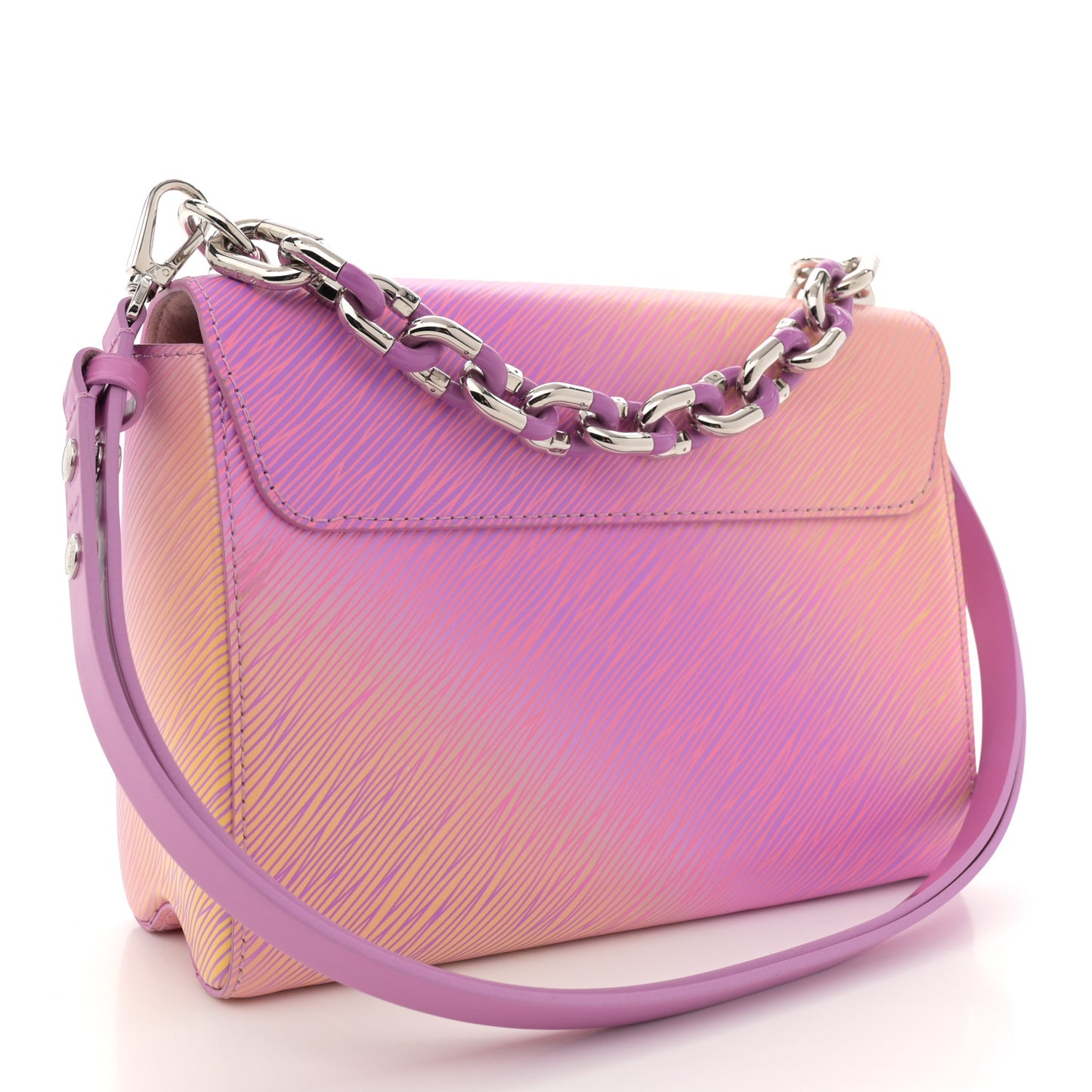 Epi Twist Shoulder Bag MM Gradient Orange