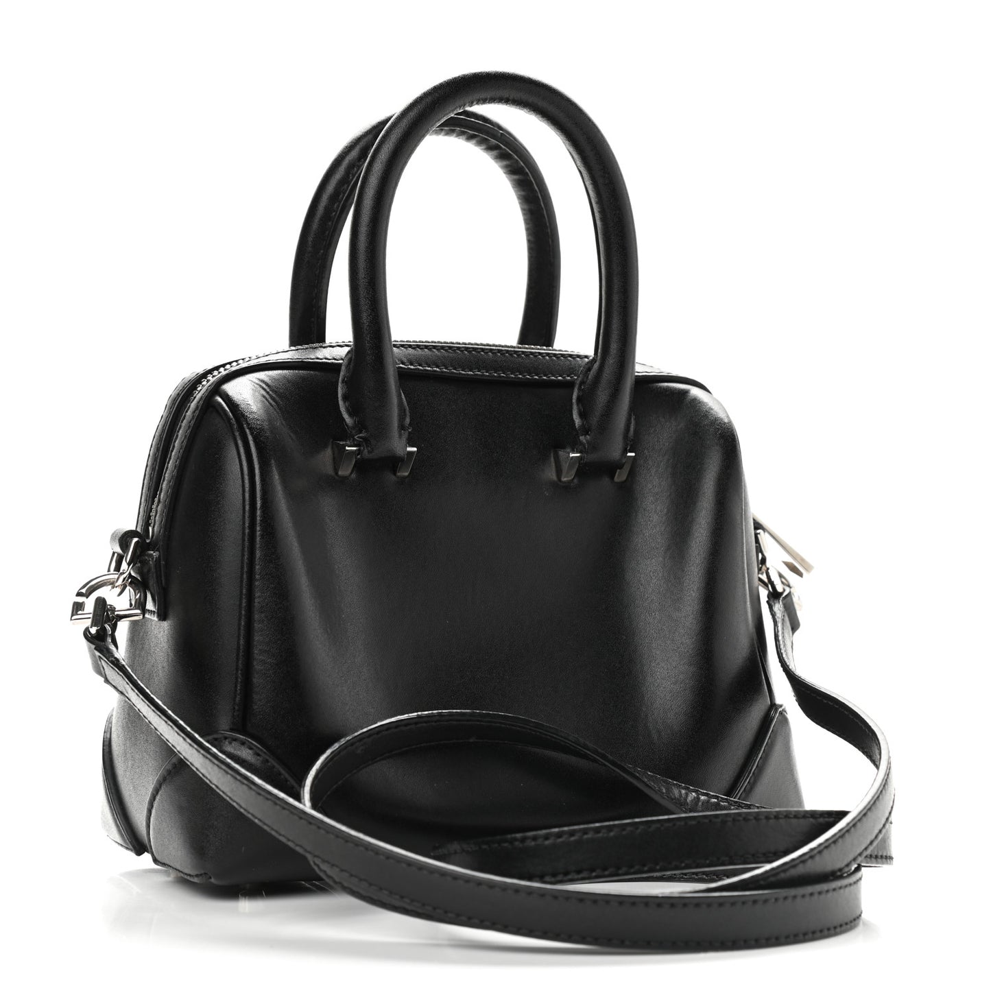 Calfskin Star Micro Lucrezia Black Silver