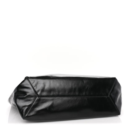 Miu Miu Nappa Large Ivy Tote Bag Black 3 of 8