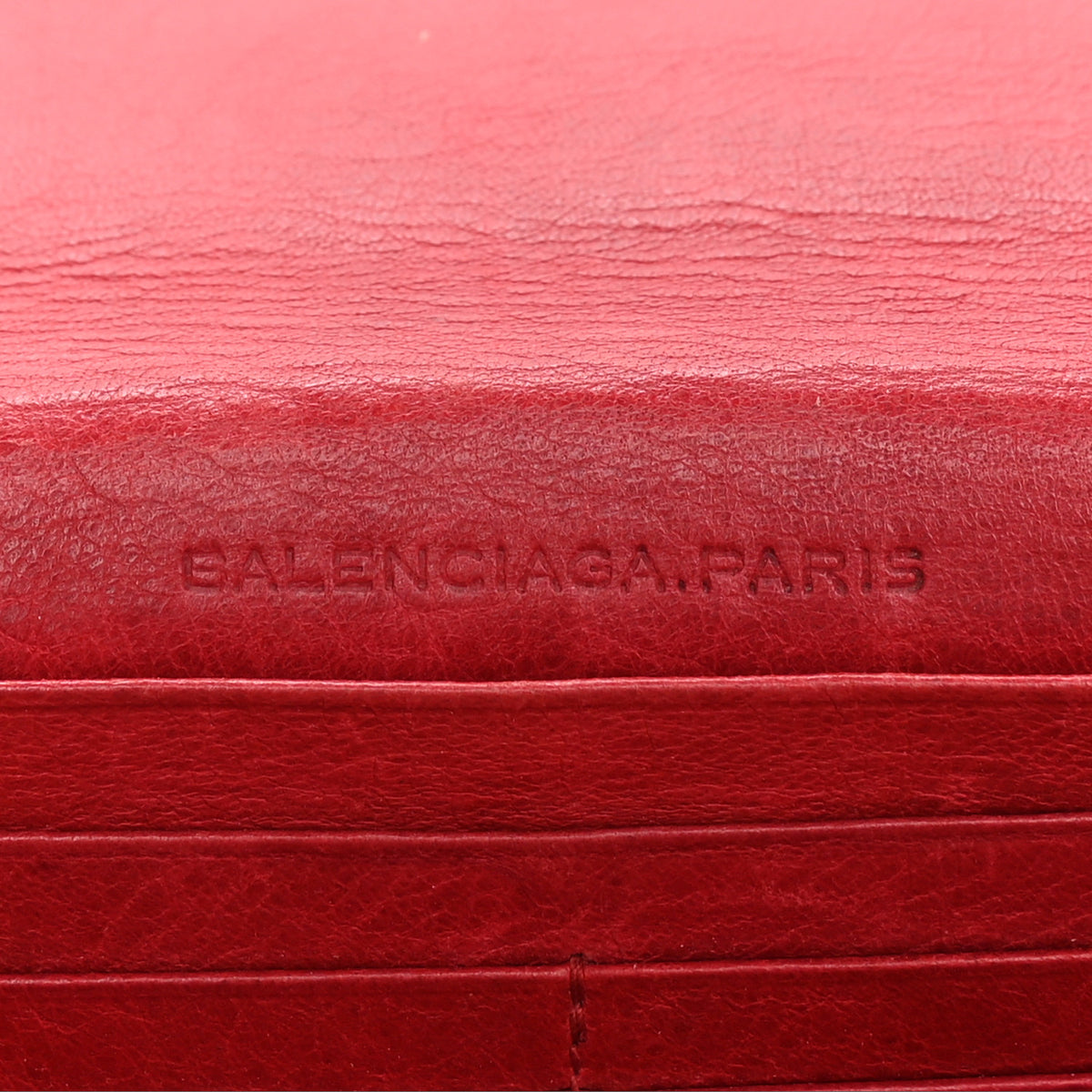 Agneau Classic Hardware Money Wallet Rose Thulian