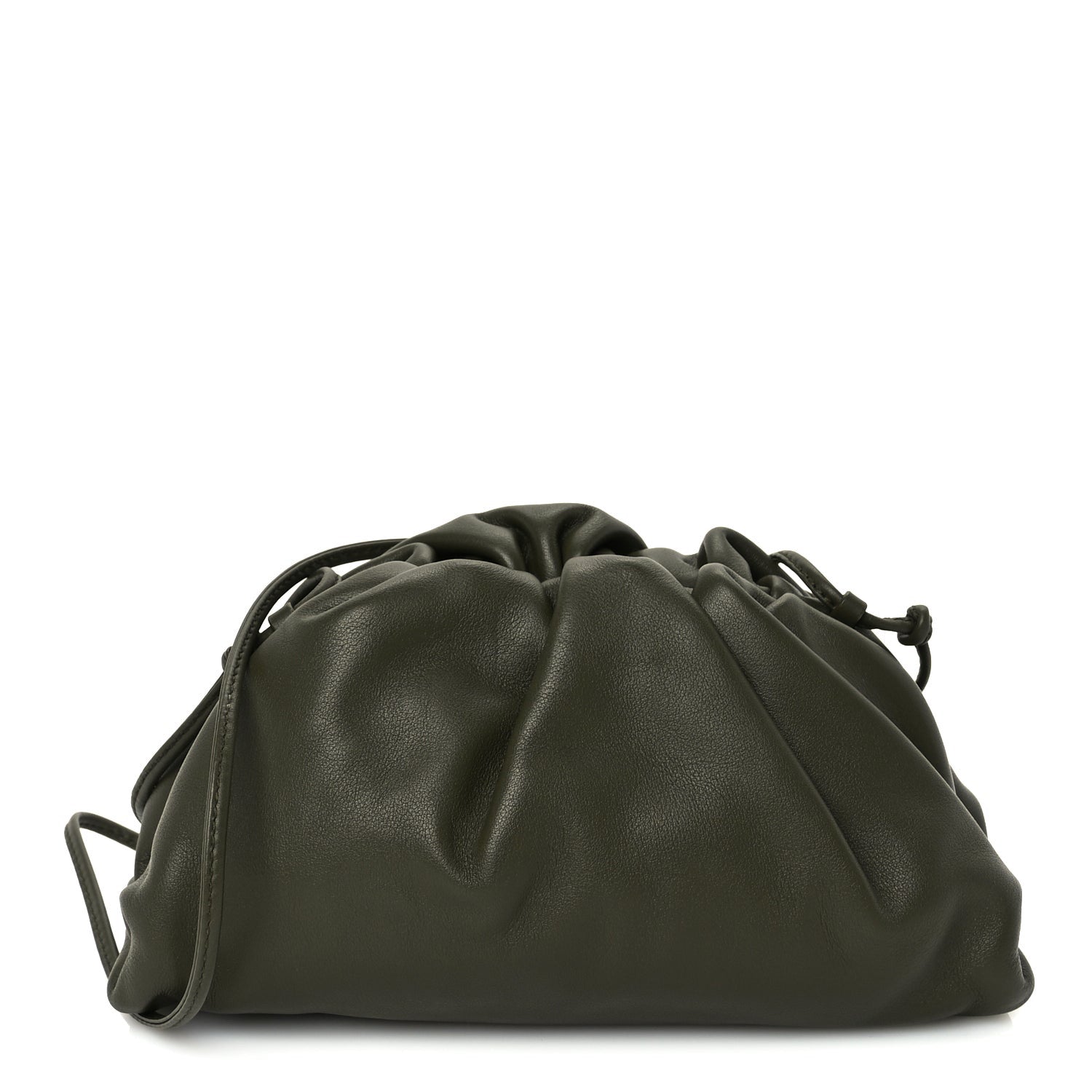 Bottega Veneta Butter Calfskin The Mini Pouch Kaki Fondente 1 of 8