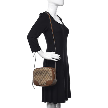 Gucci Monogram Mini Bree Messenger Bag Beige Tabacco 2 of 9