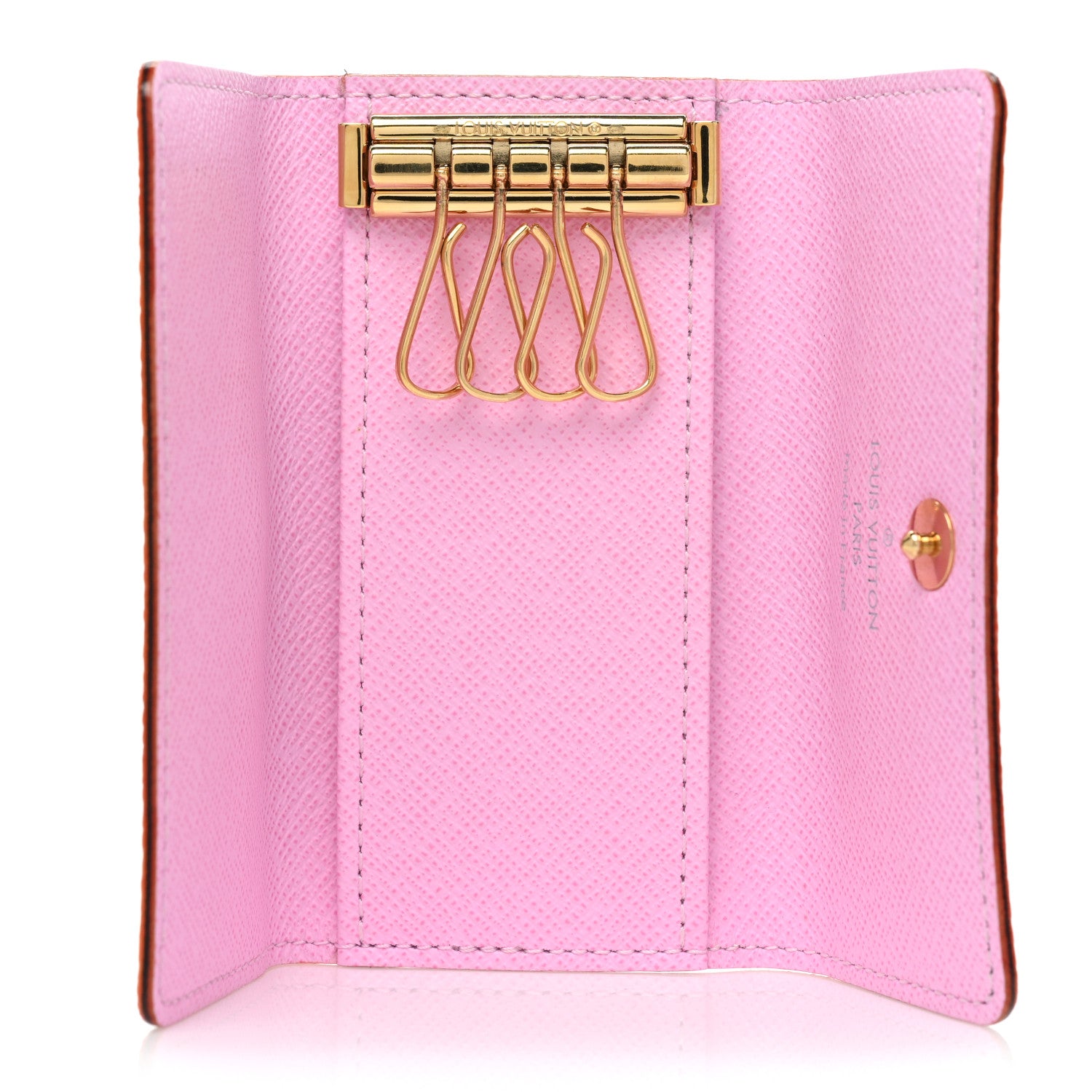 Louis Vuitton Monogram Multicolor Multicles 4 Key Holder White Litchi 5 of 7