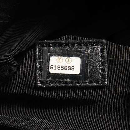 Chanel Rabbit Fur Shoulder Bag Black 7 of 7
