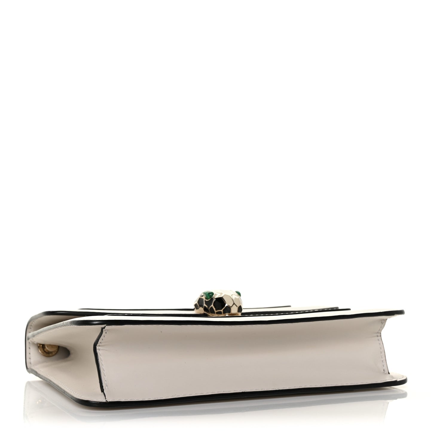 Calfskin Serpenti Forever Crossbody Bag White