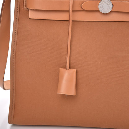 Hermes Toile Vache Hunter Herbag Zip 31 PM Natural 10 of 13