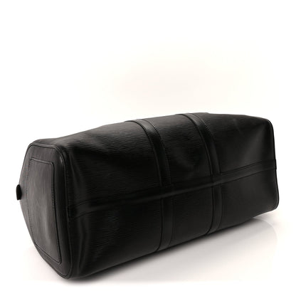 Louis Vuitton Epi Keepall 45 Black Black 3 of 8