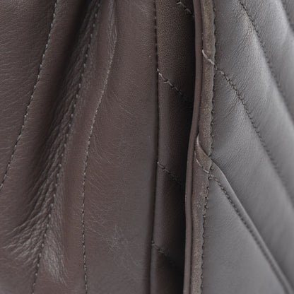 Chanel Calfskin Chevron Quilted Small Statement Flap Khaki 18 of 20