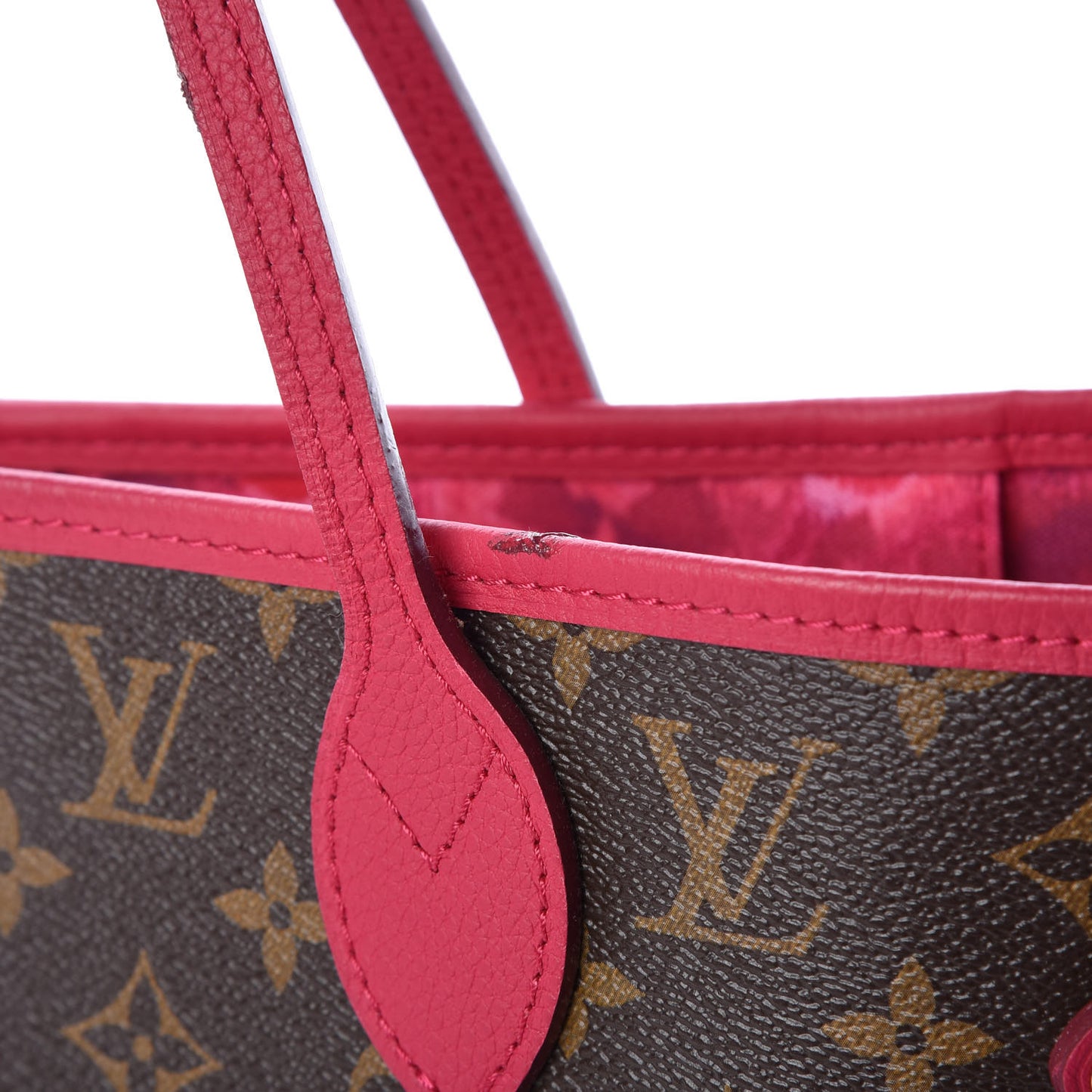 Monogram Articles de Voyage Ikat Neverfull MM Rose Indien