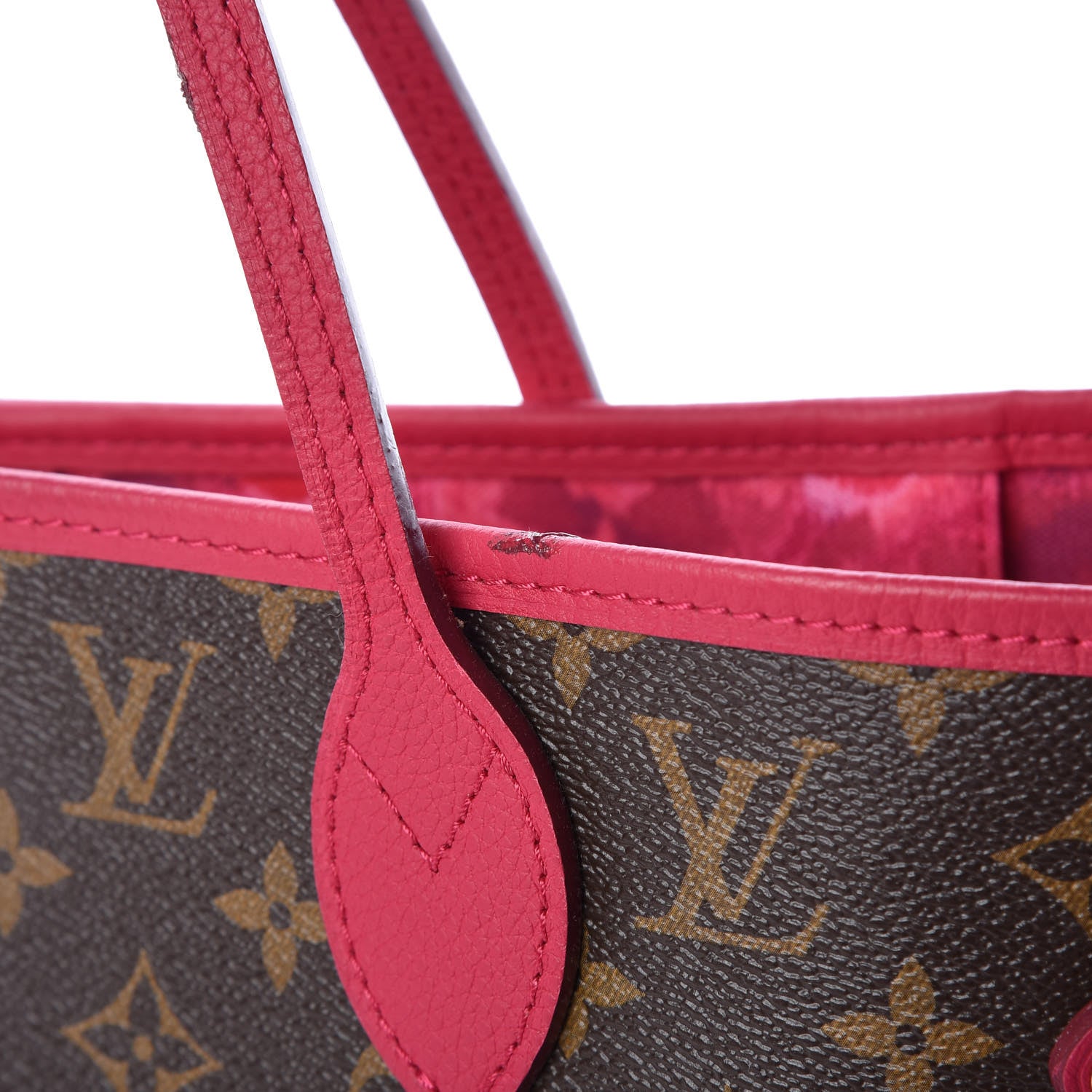Louis Vuitton Monogram Articles de Voyage Ikat Neverfull MM Rose Indien 9 of 13