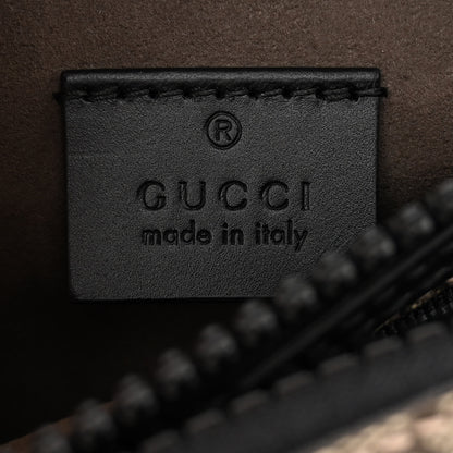 Gucci GG Supreme Monogram Belt Bag Black 6 of 11