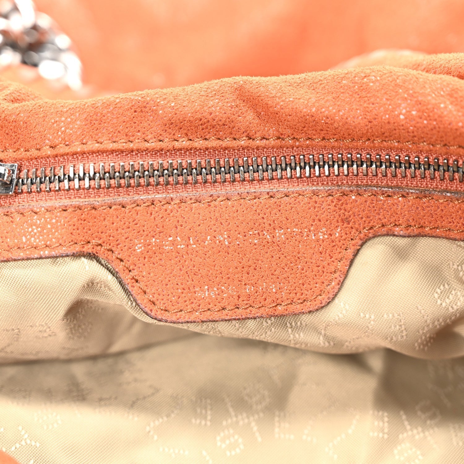 Stella McCartney Shaggy Deer Small Falabella Fold Over Tote Brandy 6 of 7