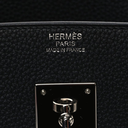 Hermes Togo Birkin 30 Black 6 of 7
