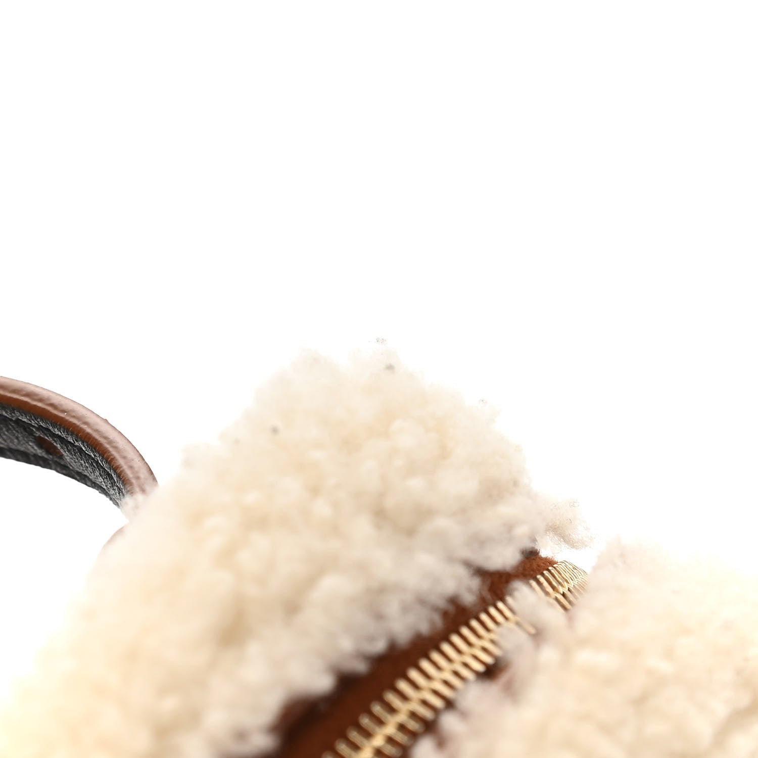 Saint Laurent Shearling Monogram Lou Belt Bag Beige 14 of 14