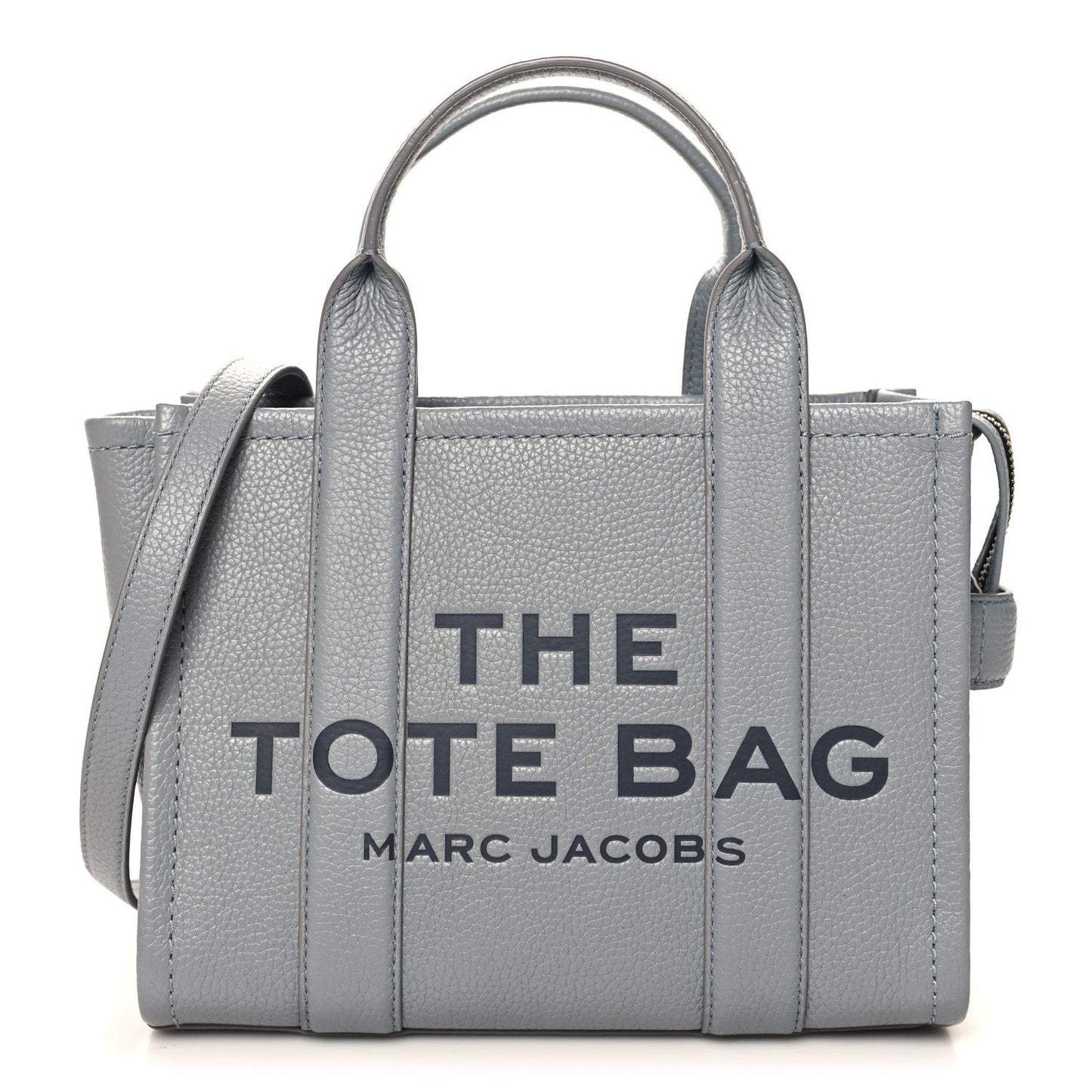 Grained Calfskin Small The Tote Bag Wolf Grey