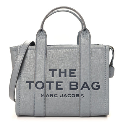 Marc Jacobs Grained Calfskin Small The Tote Bag Wolf Grey 1 of 7