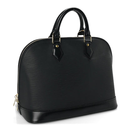 Louis Vuitton Epi Alma PM Black 2 of 7