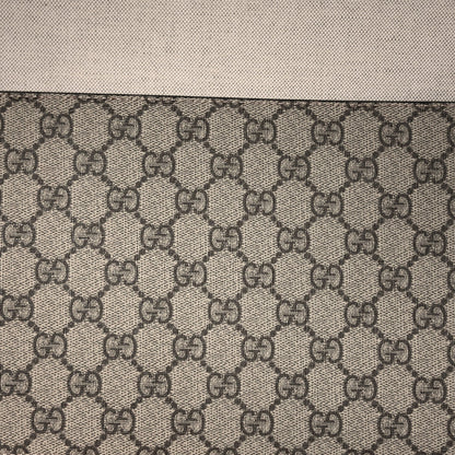 Gucci GG Supreme Monogram Textured Dollar Calfskin Web Medium Ophidia Carry-On Duffle Bag Beige Ebony New Acero 4 of 8