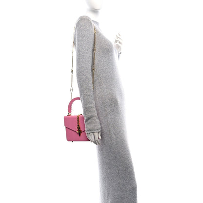 Gucci Plexiglass Mini Sylvie 1969 Top Handle Bag Pink 2 of 7