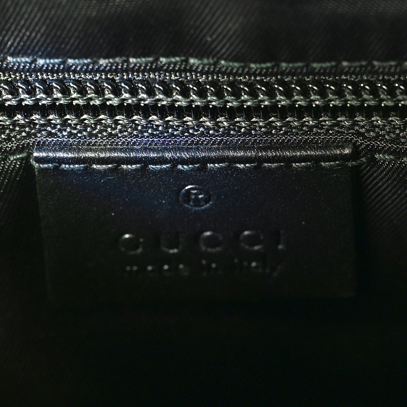 GG Supreme Monogram Web Messenger Bag Black