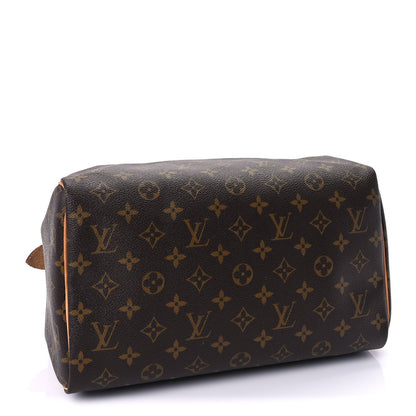 Louis Vuitton Monogram Speedy 30 Brown 3 of 8