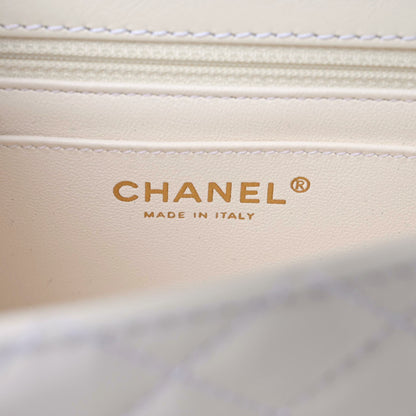 Chanel Aged Calfskin Quilted 2.55 Reissue Mini Flap White 10 of 12