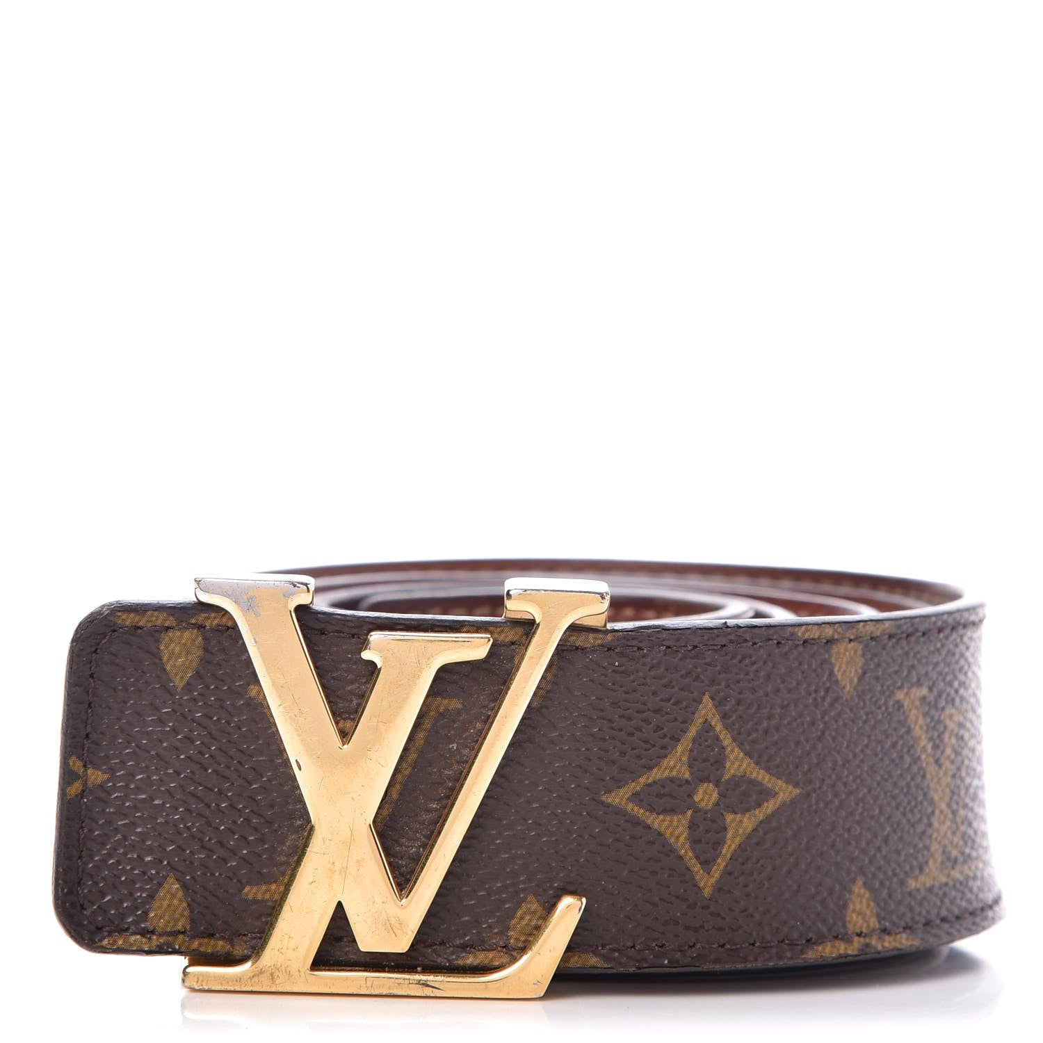 Louis Vuitton Monogram 40mm LV Initiales Belt 95 38 1 of 7