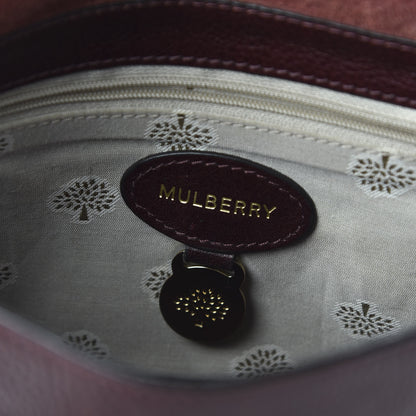 Mulberry Small Classic Grain Calfskin Small Lily Flap Oxblood 8 of 9