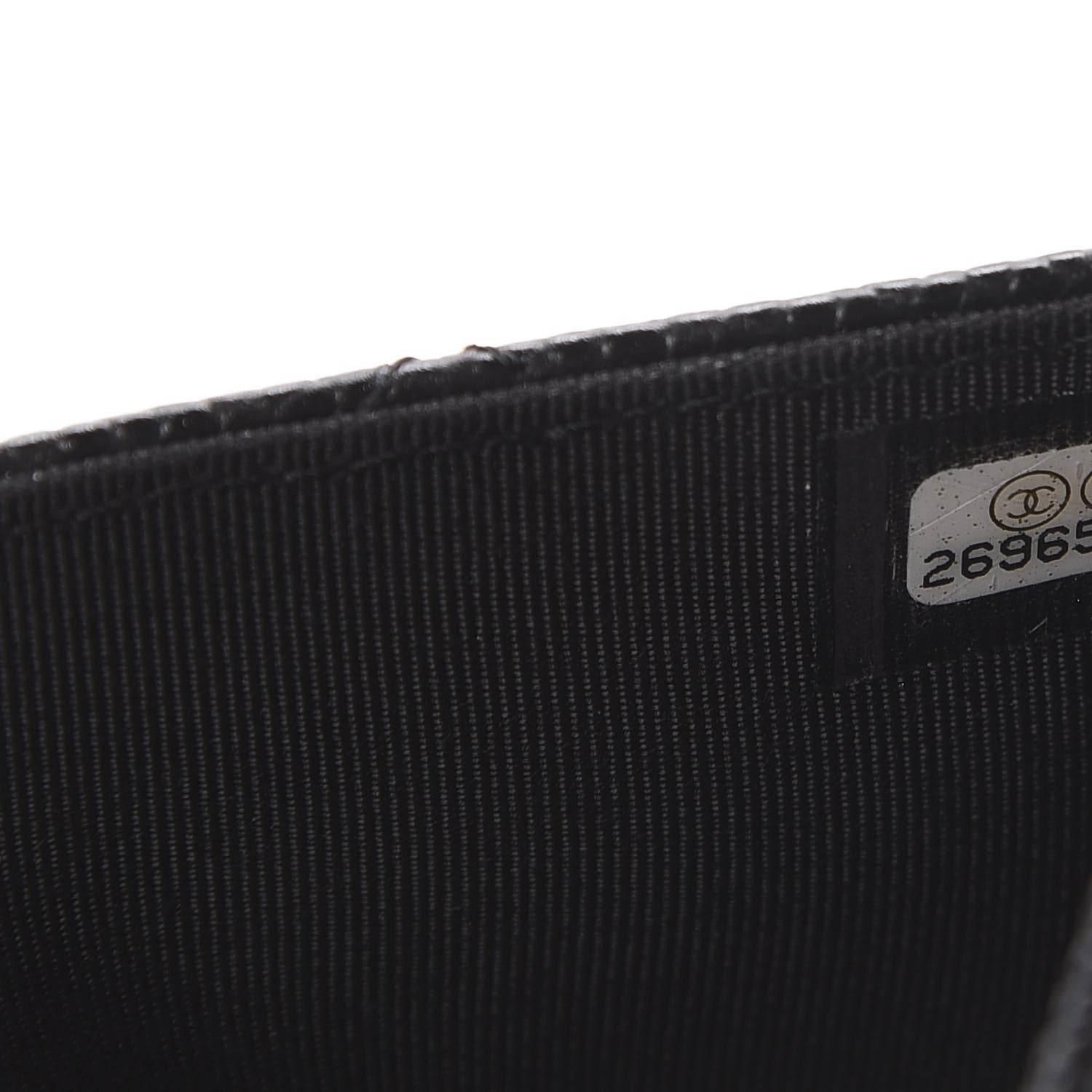 Chanel Caviar Quilted Wallet On Chain WOC Black 9 of 9