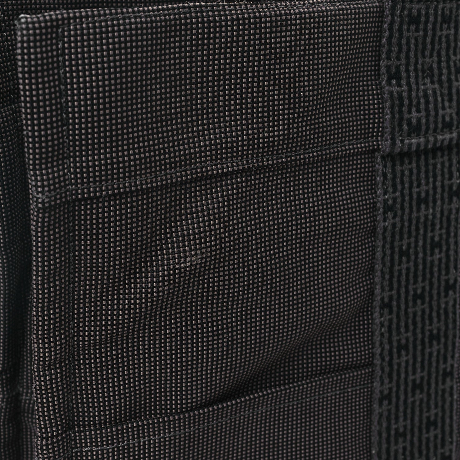 Hermes Canvas Herline MM Tote Grey 10 of 11