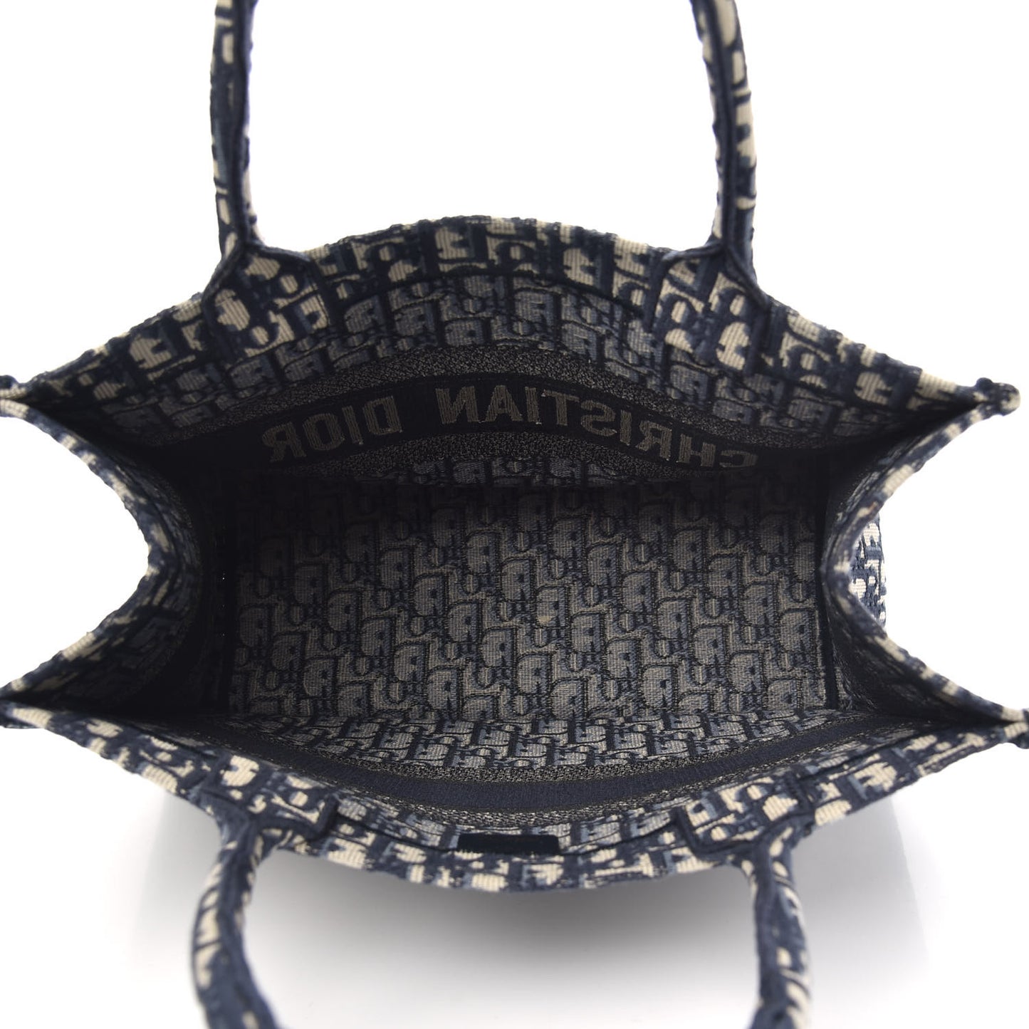 Oblique Medium Book Tote Blue Multicolor